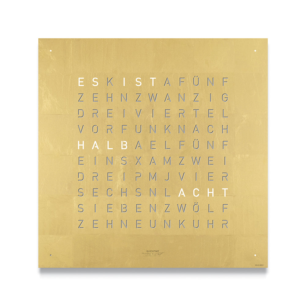 FRONTCOVER QLOCKTWO CLASSIC CREATOR'S EDITION GOLD – Seyfert Licht ...